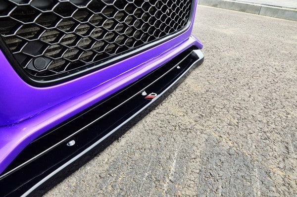 Maxton Front Splitter Audi RS5 Facelift Model (2011-) - Gloss Black