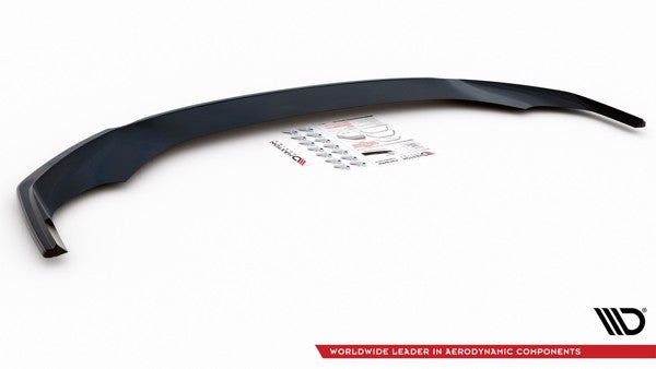 Maxton Front Splitter V.1 Audi A7 C8 S-Line / S7 C8 - Gloss Black