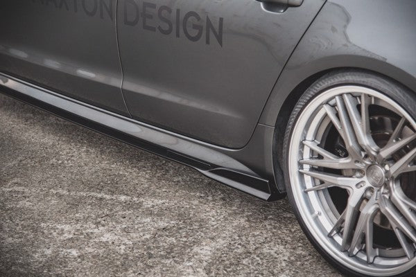 Maxton Side Skirts Diffusers Audi S6 / A6 S-Line C7 Fl