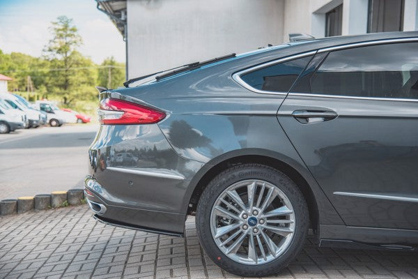 Maxton Rear Side Splitters Ford Mondeo VIgnale Mk5 Facelift - Gloss Black