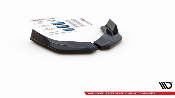Maxton Rear Side Splitters V.4 Hyundai I30 N Mk3 Hatchback - Gloss Black