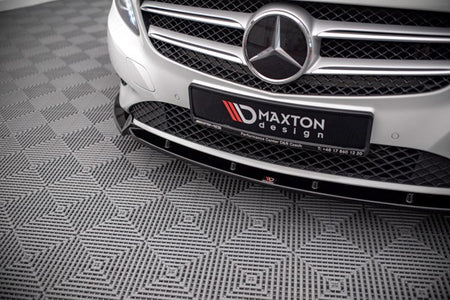 Maxton Front Splitter V.1 Mercedes-Benz A W176 - Gloss Black