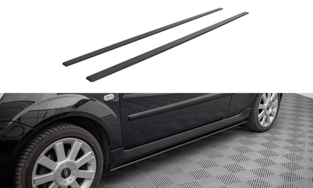 Maxton Street Pro Side Skirts Diffusers Ford Fiesta St Mk6 - Black
