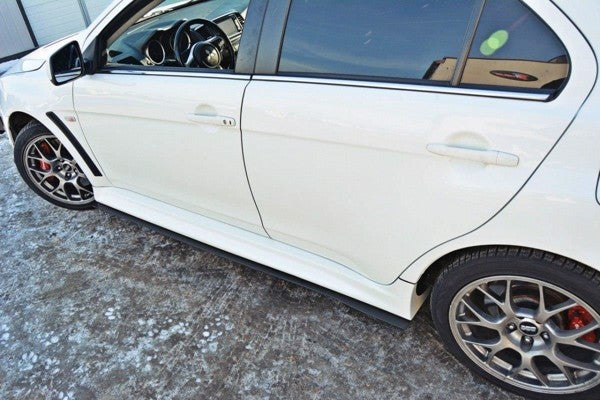 Maxton Racing Side Skirts Diffusers Mitsubishi Lancer Evo X