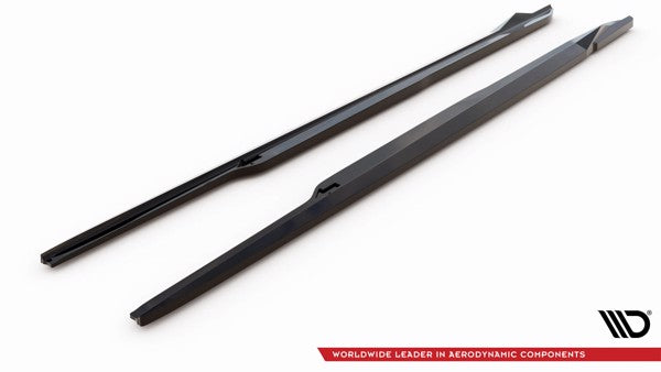 Maxton Side Skirts Diffusers Lexus Es F Sport Mk7 - Gloss Black