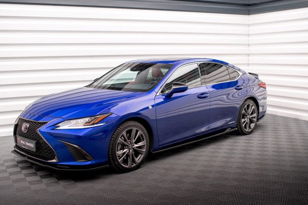 Maxton Side Skirts Diffusers Lexus Es F Sport Mk7 - Gloss Black