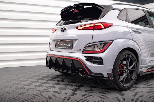 Maxton Street Pro Rear Diffuser Hyundai Kona N Mk1 - Black