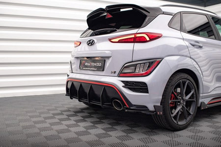 Maxton Street Pro Rear Diffuser Hyundai Kona N Mk1 - Black