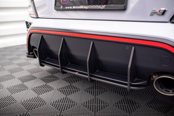 Maxton Street Pro Rear Diffuser Hyundai Kona N Mk1 - Black