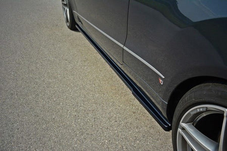 Maxton Side Skirts Diffusers Mercedes E W212 - Gloss Black