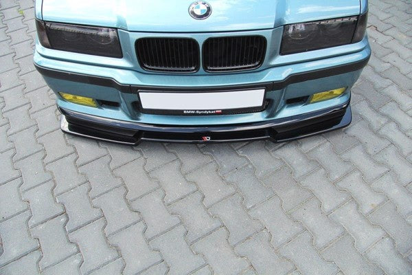 Maxton Front Splitter V.2 BMW M3 E36 - Gloss Black
