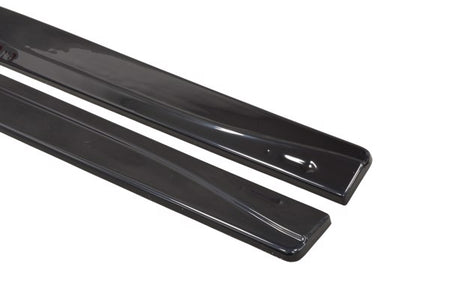 Maxton Side Skirts Diffusers BMW M4 F82 - Gloss Black