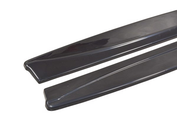 Maxton Side Skirts Diffusers BMW M4 F82 - Gloss Black