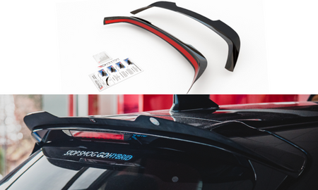 Maxton Spoiler Cap Toyota Corolla Xii Hatchback - Gloss Black