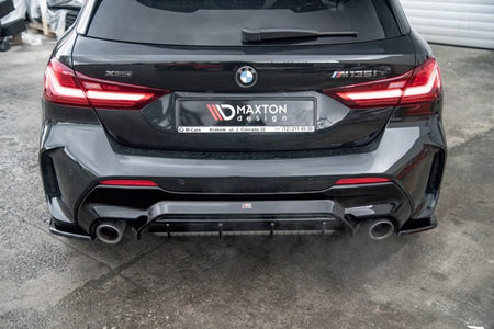 Maxton Rear Side Splitters V.3 For BMW 1 F40 M-Pack/ M135I - Gloss Black