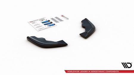 Maxton Rear Side Splitters V.3 For BMW 1 F40 M-Pack/ M135I - Gloss Black