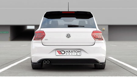 Maxton Rear Side Splitters V.2 VW Polo Gti Mk6 - Gloss Black