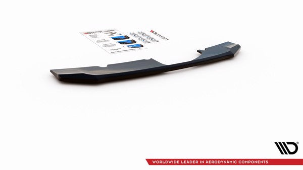 Maxton Central Rear Splitter Audi RS6 C8 / RS7 C8 - Gloss Black