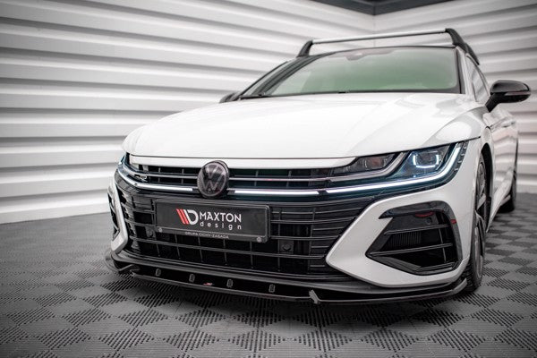 Maxton Front Splitter V.2 Volkswagen Arteon R - Gloss Black