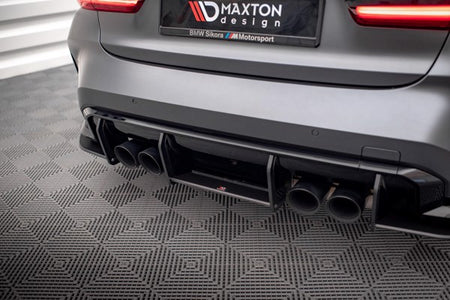 Maxton Street Pro Rear Diffuser BMW M3 G80 - Black
