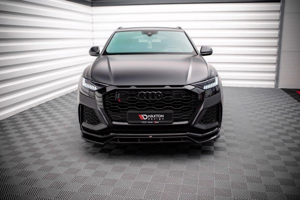 Maxton Front Splitter V.3 Audi RSQ8 Mk1 - Gloss Black