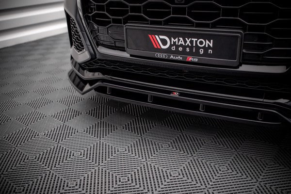 Maxton Front Splitter V.3 Audi RSQ8 Mk1 - Gloss Black