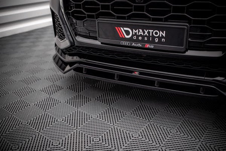 Maxton Front Splitter V.3 Audi RSQ8 Mk1 - Gloss Black