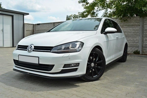 Maxton Side Skirts Diffusers VW Golf Mk7 Standard - Gloss Black