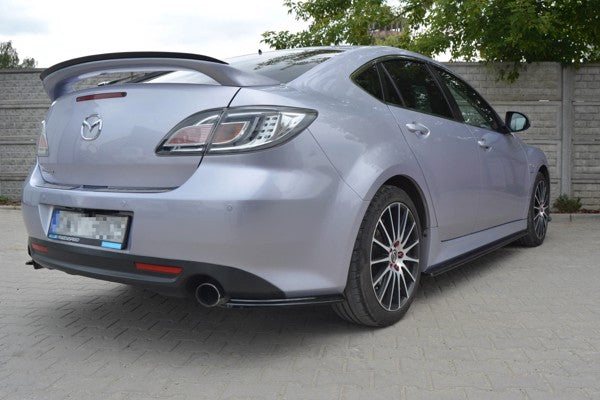 Maxton Side Skirts Diffusers Mazda 6 Mk2 Sport Hatch (Gh-Series) Preface - Gloss Black