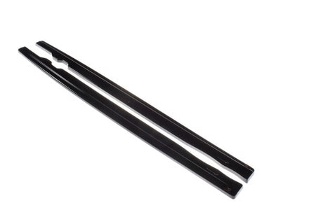 Maxton Side Skirts Diffusers Mini Cooper S Mk3 Preface 3-Door (F56) - Gloss Black