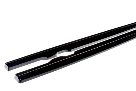 Maxton Side Skirts Diffusers Mini Cooper S Mk3 Preface 3-Door (F56) - Gloss Black