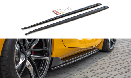 Maxton Side Skirts Diffusers V.1 Toyota Supra Mk5 - Gloss Black