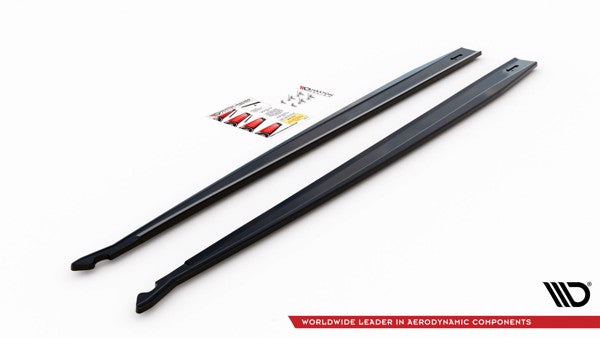 Maxton Side Skirts Diffusers V.1 Toyota Supra Mk5 - Gloss Black