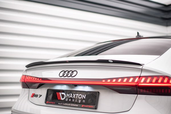 Maxton Spoiler Cap Audi A7 C8 / C8 S-Line / S7 C8 / RS7 C8 - Gloss Black