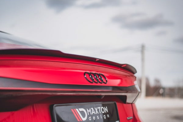 Maxton Spoiler Cap Audi A7 C8 / C8 S-Line / S7 C8 / RS7 C8 - Gloss Black