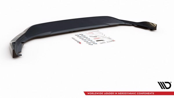 Maxton Front Splitter V.2 VW Golf 8  - Gloss Black
