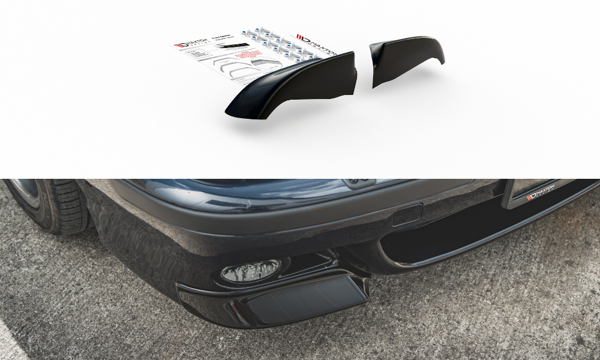 Maxton Front Side Splitters BMW M5 E39 - Gloss Black