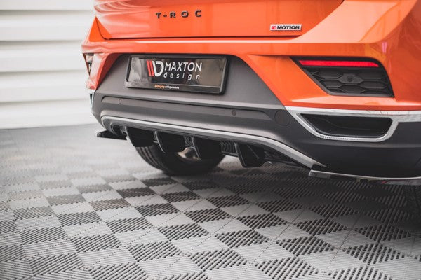 Maxton Rear Valance Volkswagen T-Roc Mk1 - Gloss Black