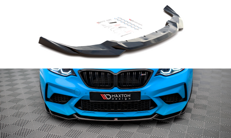 Maxton Front Splitter V.1 BMW M2 Competition F87 - Gloss Black