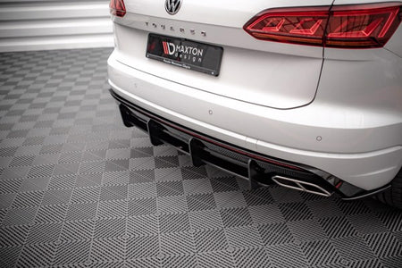 Maxton Street Pro Rear Diffuser Volkswagen Touareg R-Line Mk3 - Black