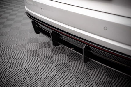 Maxton Street Pro Rear Diffuser Volkswagen Touareg R-Line Mk3 - Black