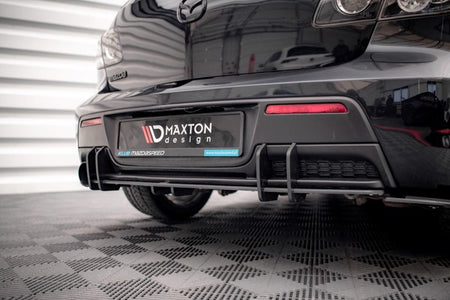 Maxton Street Pro Rear Diffuser Mazda 3 Mps Mk1 - Black
