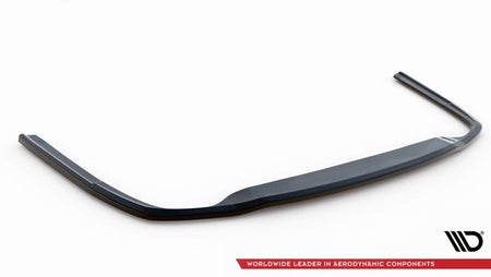 Maxton Central Rear Splitter Audi A6 C8 - Gloss Black