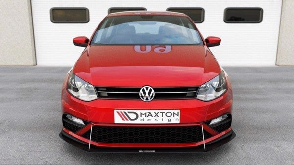 Maxton Front Racing Splitter VW Polo Mk5 Gti Facelift