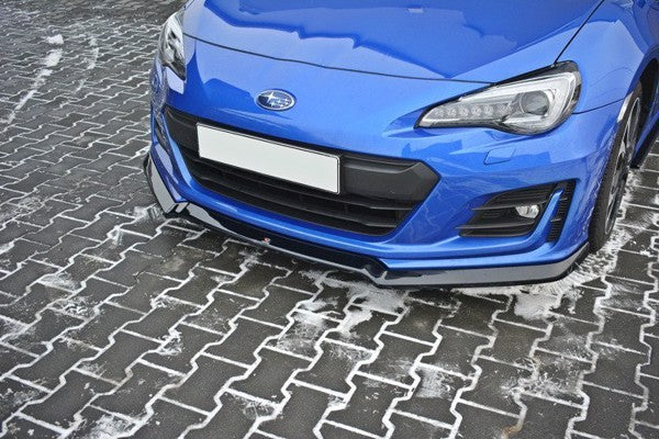 Maxton Front Splitter V.3 Subaru Brz Facelift - Gloss Black