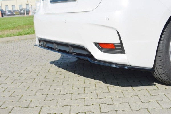 Maxton Central Rear Splitter Lexus Ct Mk1 Facelift (Without Vertical Bars) - Gloss Black