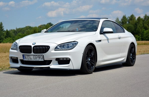 Maxton Side Skirts Diffusers For BMW 6 F13 M-Pack - Gloss Black