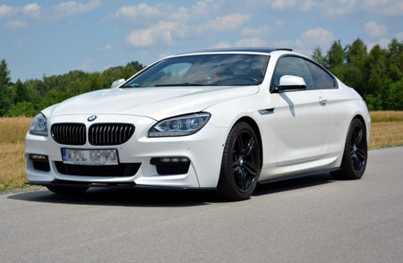 Maxton Side Skirts Diffusers For BMW 6 F13 M-Pack - Gloss Black
