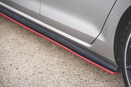 Maxton Racing Durability Side Skirts Diffusers VW Golf 7 Gti - Black