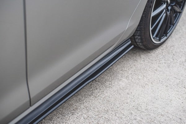 Maxton Racing Durability Side Skirts Diffusers VW Golf 7 Gti - Black